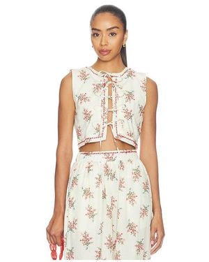 Agua Bendita Madison Cherish Top - Natural