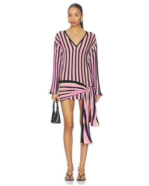 Blumarine Mini Knit Dress - Red