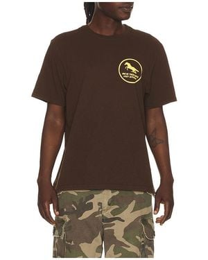 One Of These Days Painted Horse Tshirt - Brown