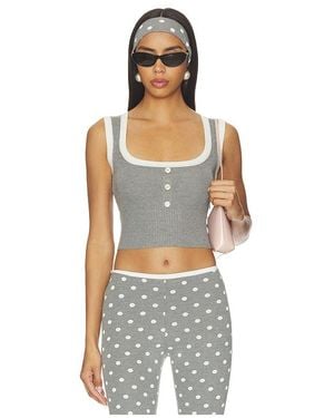 Nana Jacqueline Millie Knit Tank - Grey