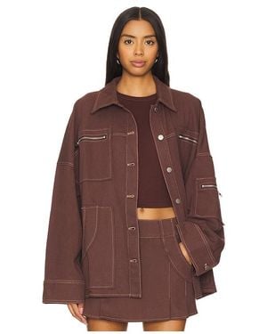BY.DYLN Avant Jacket - Brown