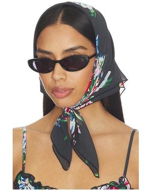 Frankie's Bikinis Josie Chiffon Head Scarf - Black