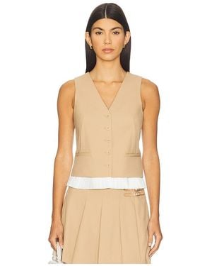 Jonathan Simkhai Laiken Vest - Natural