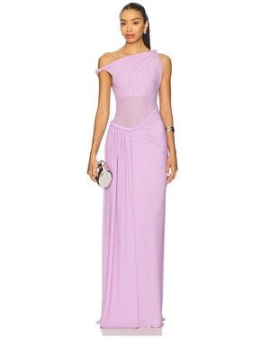 Misha Maxivestido Sisal En Color Lavanda Talla En - Rosa