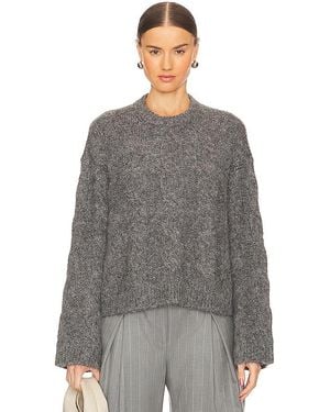 L'academie Adria Cable Jumper - Grey