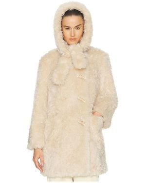 REVOLVE x JJ Faux Fur Coat - Natural
