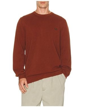 Fred Perry Jumper Na - Rot