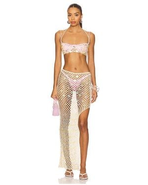 superdown Marlie Skirt Set - White
