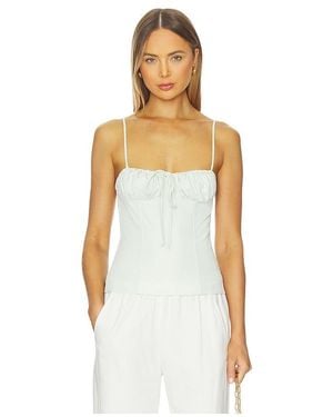 SNDY'S Lelessa Corset Top - White