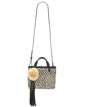 Ulla Johnson Mini Tote-Bag Zum Umhängen Raffia - Mettallic