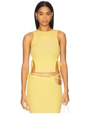BY.DYLN X Revolve Len Top - Yellow
