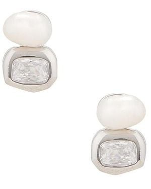 Lovers + Friends Maribel Earrings - White