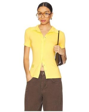 Bevza Blusa T En Color Amarillo Limon Talla En