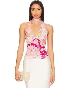 MAJORELLE Riviera Top - Pink