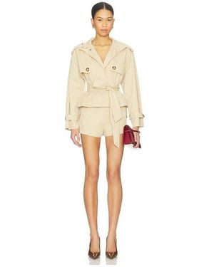 Line & Dot Kaelin Trench Style Romper En Talla (También En S) - Neutro