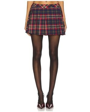 MAJORELLE Lara Mini Skirt - Blue