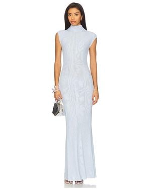 SER.O.YA Laissa Mesh Maxi Dress - White
