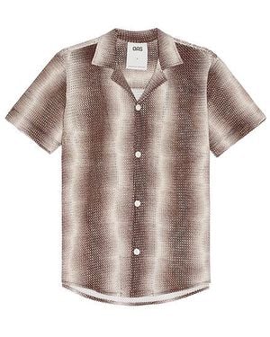 Oas Merlot Echo Cuba Net Shirt - Red