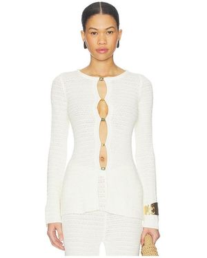 4th & Reckless Geri Knitted Top - White
