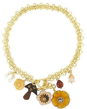Brinker & Eliza Desert Bloom Necklace - Metallic