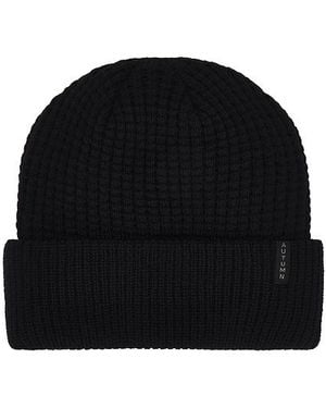 Autumn Headwear Thermal Knit Beanie - Black