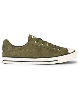 Converse Chuck Taylor All Star Dainty Suede Trainer - Green