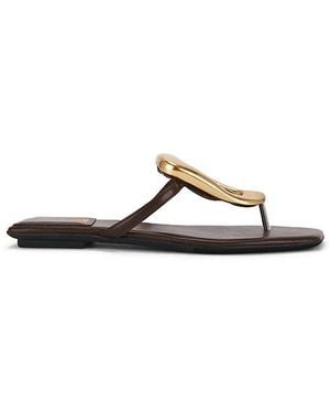 Jeffrey Campbell Linques 2 Flat Sandal - Black