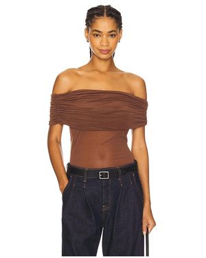 Elodie the Label Fred Top En Color Marrón Talla (También En M, S, Xs)