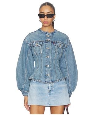 Levi's Jeansjacke Sculpted - Blau