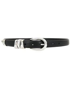 Madewell Triple Metal Keeper Belt - Black