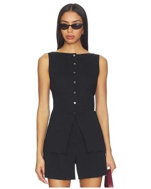Theory Boatneck Cutaway Top - Blue