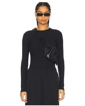 Alo Yoga Ribbed Modal Long Sleeve Top - Black