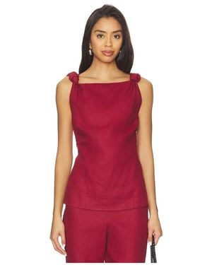 Faithfull the Brand Flor Top - Red