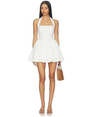 MORE TO COME Jazmin Mini Dress - White