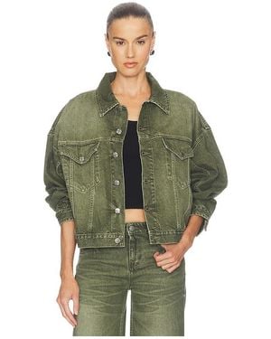 Ksubi Relaxed Trucker Jacket - Green