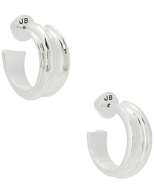 Jenny Bird Lennon Hoops - White