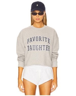 FAVORITE DAUGHTER Bauchfreies Sweatshirt - Weiß