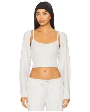 WellBeing + BeingWell Arden Shrug - White