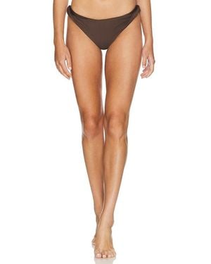 DI PETSA Twisted Bikini Bottoms - Brown