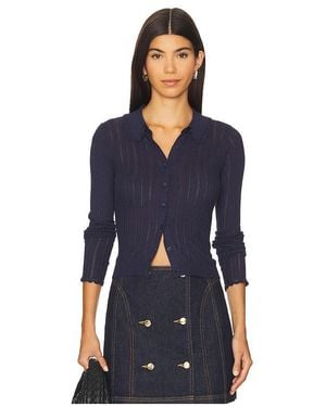 Ulla Johnson Lottie Knit Cardigan - Blue