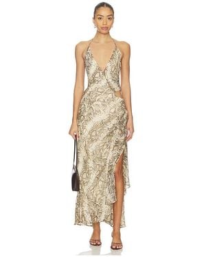 Bardot Cyrel Printed Maxi Dress - White