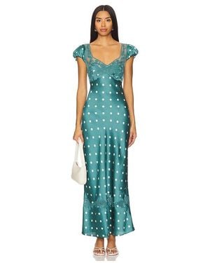 Free People Butterfly Babe Midi Dress - Blue