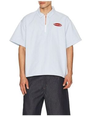 Devereux Golf The Mechanic Quarter Zip Shirt - White