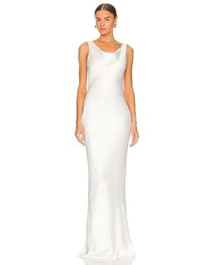 Norma Kamali Maria Gown - White