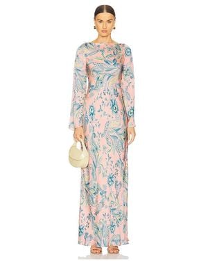 Hemant & Nandita Vestido Largo En Talla (También En S, Xxs) - Blanco