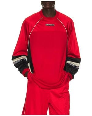 we11done Jersey Shirt - Rot