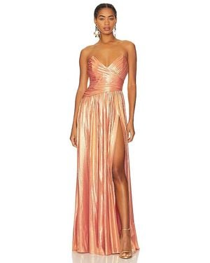 retroféte Waldorf Dress - Orange