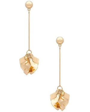 Shashi Petunia Earrings - White