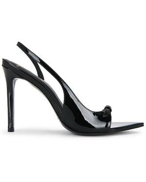 Black Suede Studio Heidi 100 Sandal - Black