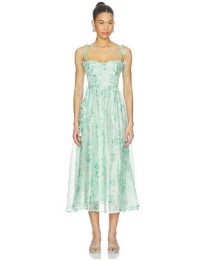 Astr Halcyon Dress - Green